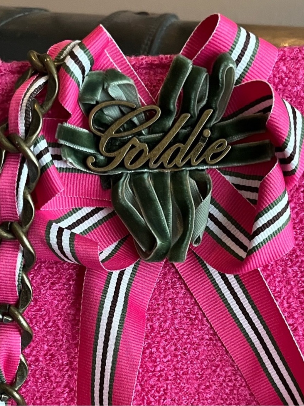 Bath & Body Works Goldie Tote Hot Pink Limited Edition NWT - Picture 3 of 15